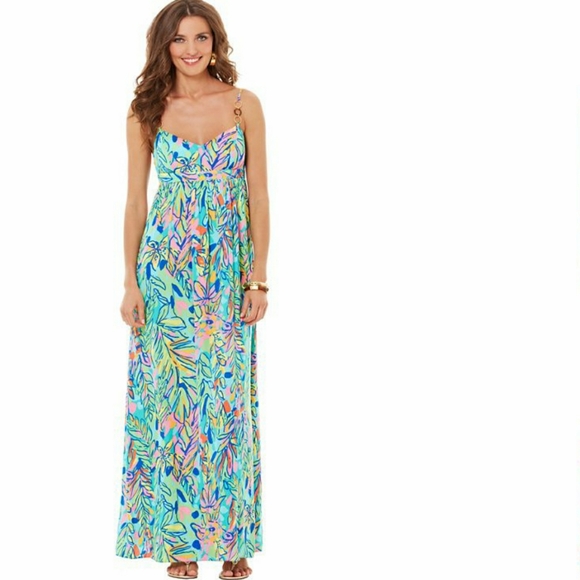 Lilly Pulitzer Dresses & Skirts - Lilly Pulitzer Joanna Empire Waist Maxi Dress